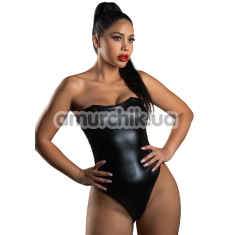 Боді Daring Intimates Wetlook Bustier Body, чорне - Фото №1