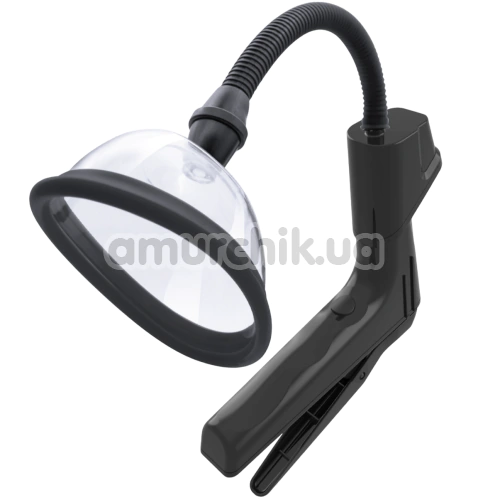 Вакуумная помпа для вагины Manual Pussy Pump With Digital Display, прозрачная