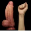 Фалоімітатор Dual-Layered Silicone Nature Cock LV411014, тілесний - Фото №3