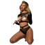 Комплект JSY Sexy Lingerie WW7257, чорний: топ + трусики - Фото №3