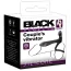 Насадка на пенис с эрекционным кольцом и вибрацией Black Velvets Couple's Vibrator, черная - Фото №12