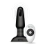 Анальная пробка с вибрацией и ротацией B-Vibe Rimming Plug 2, черная - Фото №1