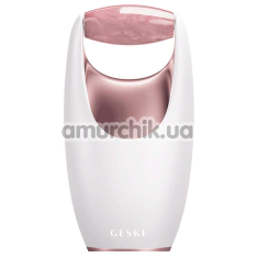 Роликовый массажер для лица Geske Rose Quartz Roller 5 in 1, кремовый - Фото №1