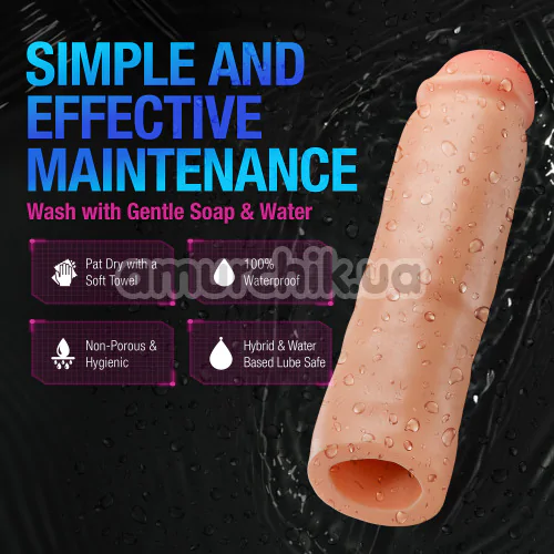 Насадка на пенис Performance Plus 8.5 Vindicate Penis Extender, телесная