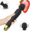 Універсальний вібромасажер Foxshow Silicone Massager, чорний - Фото №6