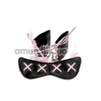 Бондажний набір Pretty Prisoner Blindfold and Cuffs: маска + фіксатори для рук - Фото №1