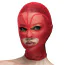 Маска Feral Feelings Hearts Mask - відкриті рот і очі, червона