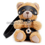 Брелок у вигляді ведмедика Crushious Crushito Bell Bear Keyring, світло-коричневий - Фото №1