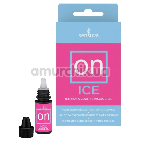 Збуджуюча олія Sensuva On Female Arousal Oil Ice - охолоджуючий ефект, 5 мл