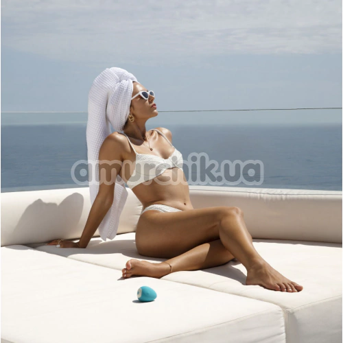 Клиторальный вибратор Cala Azul Carla I Mini Massager, голубой