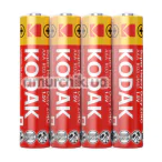 Батарейки ААА Kodak Super Heavy Duty Zinc, 4 шт - Фото №1