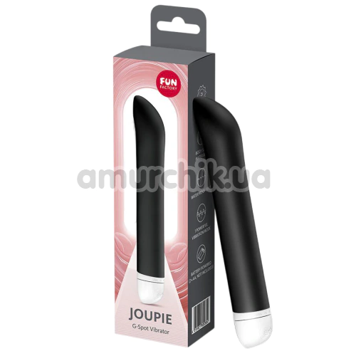 Вібратор для точки G Fun Factory Joupie Black, чорний