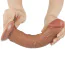 Фаллоимитатор Sliding-Skin Dual Layer Dong 8 без мошонки, светло-коричневый - Фото №3