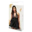 Комплект Sexy Lace Babydoll Set, чорний: пеньюар + трусики-стрінги - Фото №3