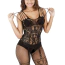 Комбінезон Star Night Crotchless Lace Fishnet Bodystocking, чорний - Фото №5