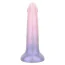 Фалоімітатор Glitter Ombre Dildo M, рожево-фіолетовий - Фото №3