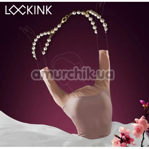 Бондажний набір Lockink Sevanda Pearl Handcuffs & Anklecuffs, білий