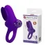 Виброкольцо Pretty Love Vibrant Penis Ring II, фиолетовое - Фото №8