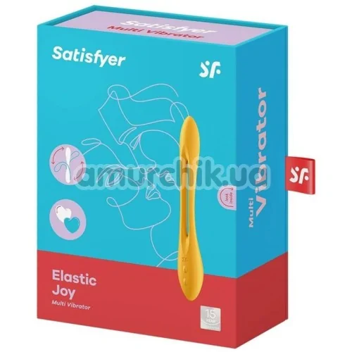 Вибратор Satisfyer Elastic Joy, желтый