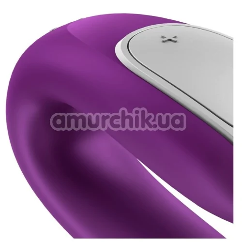 Вибратор Satisfyer Double Fun Partner Vibrator, фиолетовый