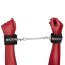 Фиксаторы для рук Punishment Crystal Detail Handcuffs, черные - Фото №2