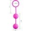 Вагінальні кульки ребристі Lovetoy Kegel Balls, рожеві - Фото №3