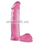 Фаллоимитатор Basix Rubber Works 7.5 Dong, розовый - Фото №1