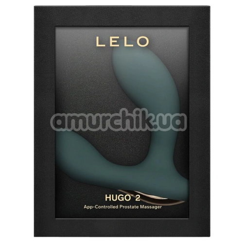 Вібростимулятор простати для чоловіків Lelo Hugo 2 App (Лело Х'юго 2 Епп), зелений