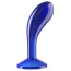Анальная пробка Flawless Clear Anal Plug 6, синяя - Фото №1