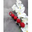 Анальний ланцюжок Loveshop Silicone Four Anal Beads Chain, червоний - Фото №4