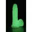 Фалоімітатор Lightsaber Glowing-In-The-Dark Dildo 6.7, білий - Фото №2