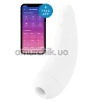 Симулятор орального сексу для жінок Satisfyer Curvy 1+, білий - Фото №1