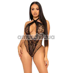 Боди Leg Avenue Can't Say No Lace Teddy, черное - Фото №1