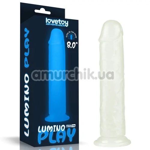 Фаллоимитатор Lumino Play 8, светящийся в темноте