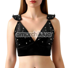 Топ вініловий Art of Sex Mistress Velvet, чорний - Фото №1