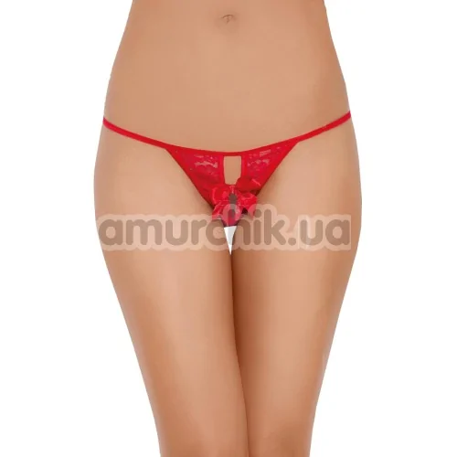 Трусики-стринги женские G-string красные (модель 2426) - Фото №1