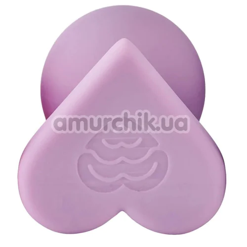 Анальна пробка Love Signal Heart Plug Medium, бузкова