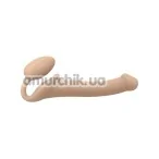 Безременевий страпон Strap-On-Me Silicone Bendable Strap-On M, тілесний - Фото №1