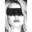 Маска Ouch! Black & White Lace Mask, черная - Фото №5