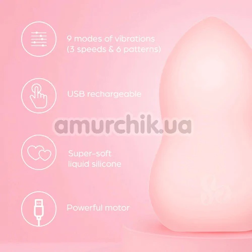 Кліторальний вібратор So Divine Self Pleasure Beauty Vibe, рожевий