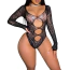 Боді Star Night Open Leo Bodysuit, чорне - Фото №1