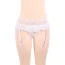 Комплект Star Night Lace Gentle Set, білий: пояс для панчіх + трусики - Фото №6