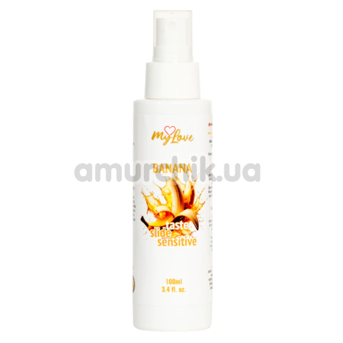 Лубрикант MyLove Taste-Slide Sensitive Banana - банан, 100 мл - Фото №1