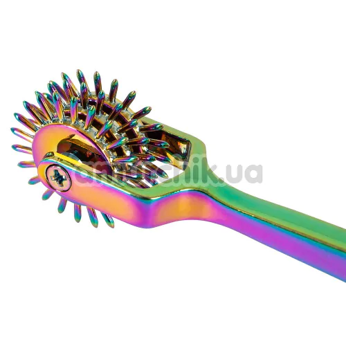 Колесо Вартенберга Fetish Collection Rainbow Triple Pinwheel, радужное
