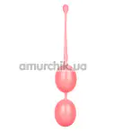 Вагінальні кульки Calextics Weighted Kegel Balls, рожеві - Фото №1