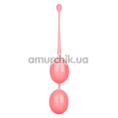Вагінальні кульки Calextics Weighted Kegel Balls, рожеві - Фото №1