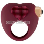 Виброкольцо для члена Feel The Magic Shiver Vibrating Cock Ring, бордовое - Фото №1