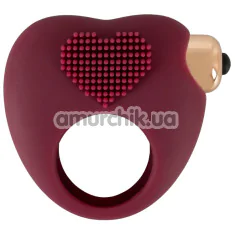 Віброкільце для члена Feel The Magic Shiver Vibrating Cock Ring, бордове - Фото №1