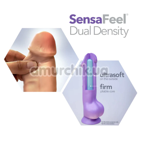 Фаллоимитатор Au Naturel Sensa Feel Fat Boy 7 Inch, телесный