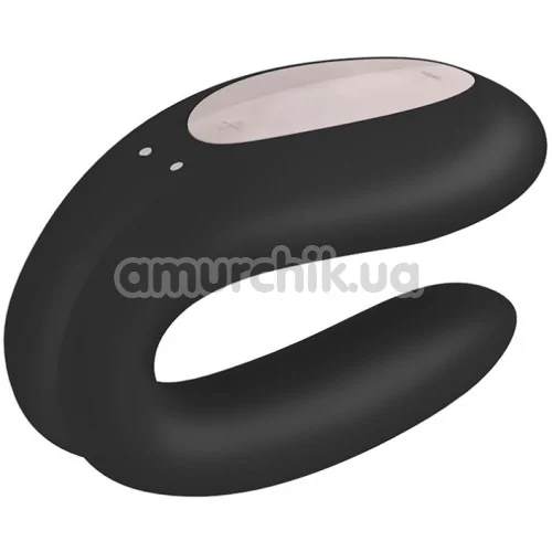 Вибратор Satisfyer Double Joy Partner Vibrator, черный